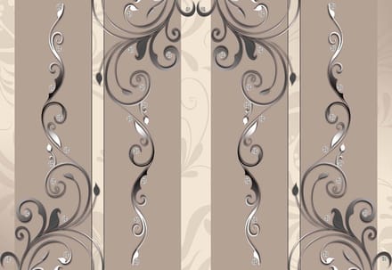 Fotobehang Swirl Pattern | XL - 208cm x 146cm | 130g/m2 Vlies