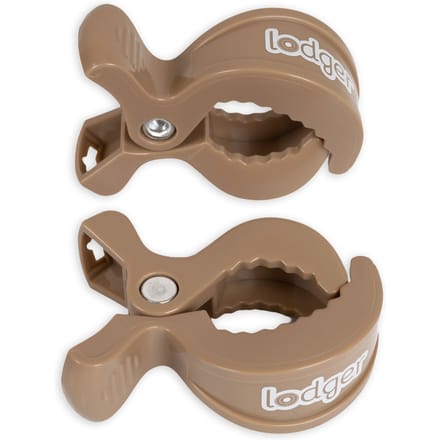 Swaddle Clips 2-pack Beige Handig aan de kinderwagen