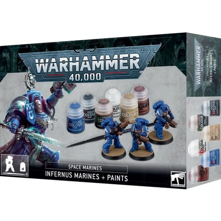 Space Marines - Infernus Marines + Paints Set - 60-11