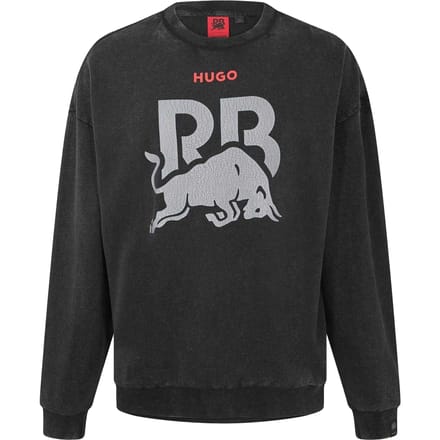 Hugo Sweater met grafische print voor heren (Zwart)
