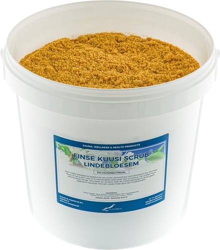 Kuusi Scrub Lindebloesem 10 liter - Hydraterende Lichaamsscrub
