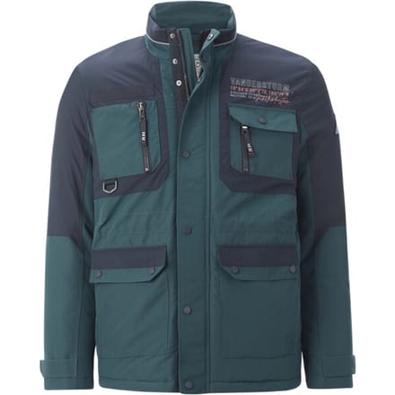 Jan Vanderstorm herren Outdoorjack - 74 - petrol - Plus Size