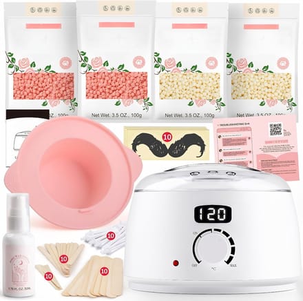 DnA® Wax Apparaat - Wax Set - Wax Kit - Wit - 21cm x 21cm x 16cm