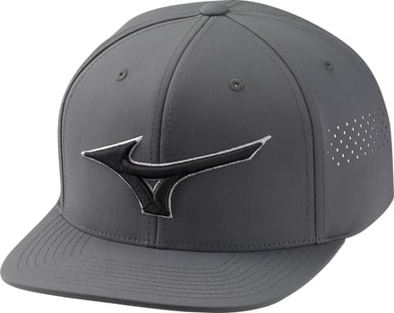 Mizuno Tour Flat Snapback Golfcap - Donkergrijs