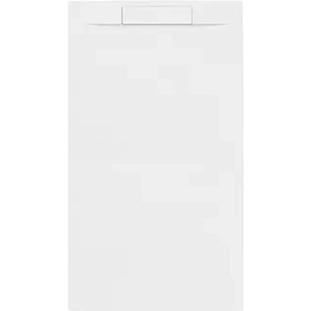 Allibert - Douchebak - Luna 140 X 80 Cm - Polybeton - Wit