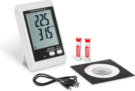 Datalogger - Lcd-scherm - Temperatuur + luchtvochtigheid - Steinberg Systems