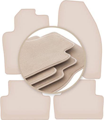 PREMIUM beige matten voor: Volvo V70 II stationwagen 2000-2007