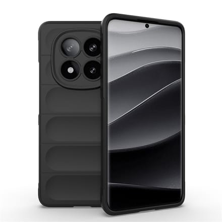 MobyDefend Hoesje - Geschikt voor Xiaomi Redmi Note 14 Pro Plus - TPU Gripcase - Zwart