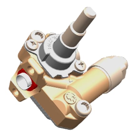 AEG gaskraan, semisnel, secundair , d=0.30 G20-20mbar 3577306719