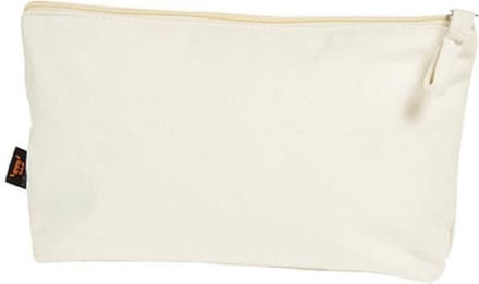Zipper Bag Organic M (Natuur)