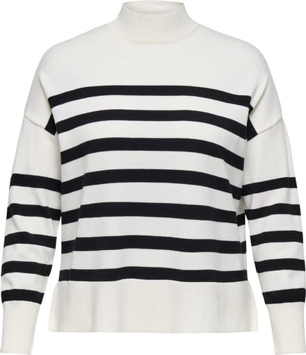 ONLY CARMAKOMA - CARBARI L/S HIGHNECK KNT - Dames - Gebreide truien