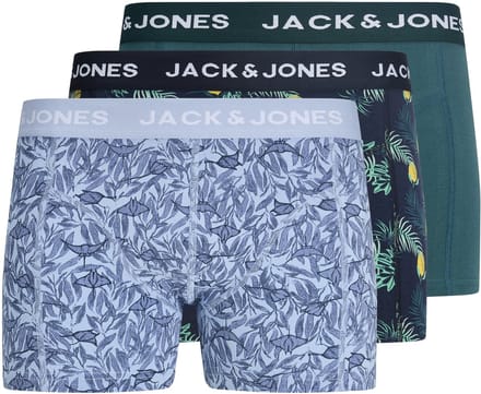 JACK&JONES - JACJAKE LEMON TRUNKS 3 PACK JNR - Jongens - Onderbroeken