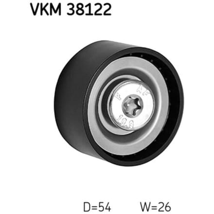 Rondsel/geleiderpoelie, V-ribbelriem SKF VKM 38122