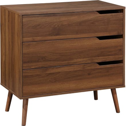 sweeek - Ladekast met 3 lades houtdecor 80cm - nepal