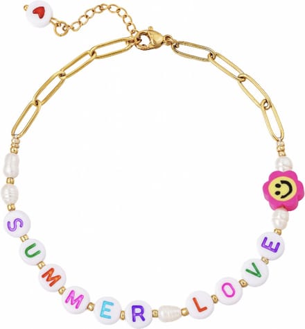 Enkelbandje - Summer love - Goudkleurig