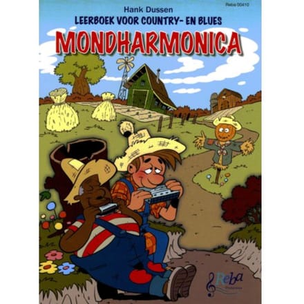 Leerboek Voor Country- En Bluesmondharmonica - H. Dussen