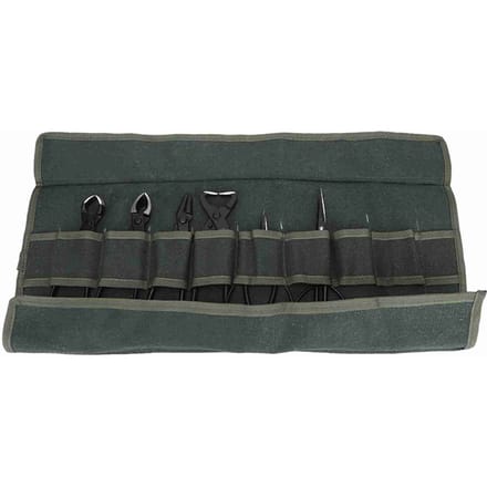 6 stuks Multifunctionele Bonsai Plant Boom Scharen Snoeien Knipgereedschap Set met Opbergtas black