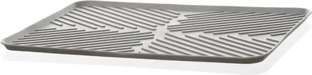 5Five Afwas afdruipmat/droogmat keuken - anti-slip- rubber - grijs - 30 x 40 cm - opvouwbaar