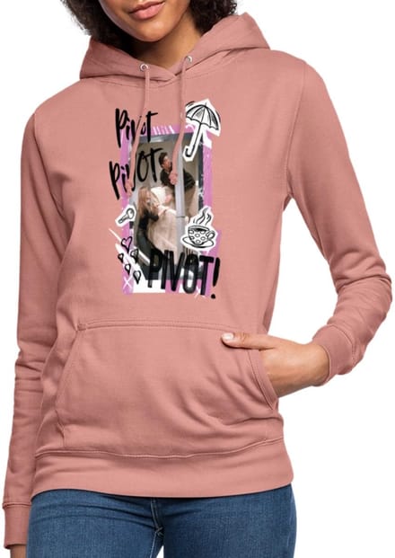 Friends Pivot Rachel Ross Chandler Hoodie Dames