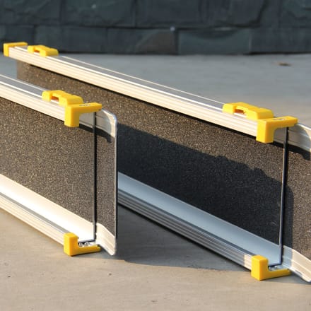 Telescopische oprijgoten met griptape – 183 cm