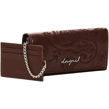 Desigual portemonnee Mone Siroco Marina Long Wallet Camel bruine