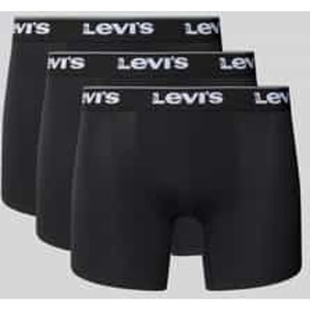Levi's Boxershorts 3-Pack Uni Zwart - Maat M - Heren