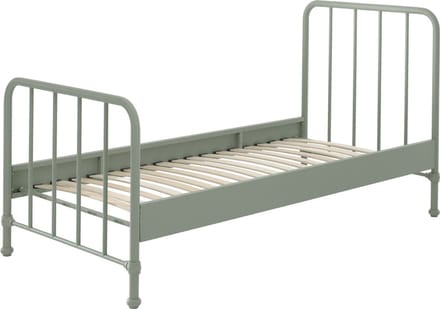 Eenpersoonsbed Jay Groen - Metaal - Hoogte 110 cm