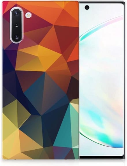 Samsung Galaxy Note 10 TPU Hoesje Polygon Color