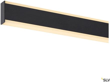SLV Zwarte hanglamp One Linear 2x15w - 140cm - 1006188