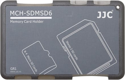 Geheugenkaart Case voor 4x microSD en 2x SD Kaarten - Compact Opbergdoosje