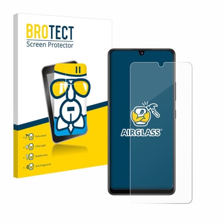 Screenprotector voor Samsung Galaxy A42 5G Beschermglas transparant