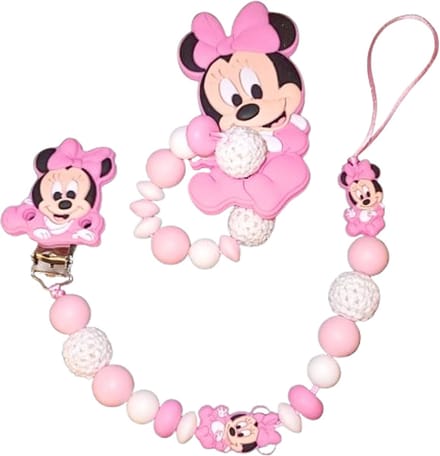 Speenkoord met Minnie © – Dubbele Draad – Luxecadeaumanden