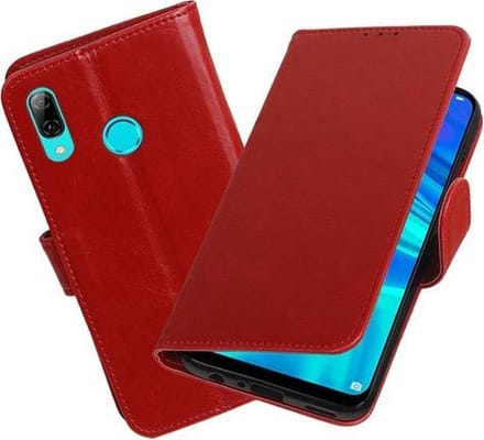 Motief Bookstyle Hoesje voor Huawei Honor 10 Lite Rood