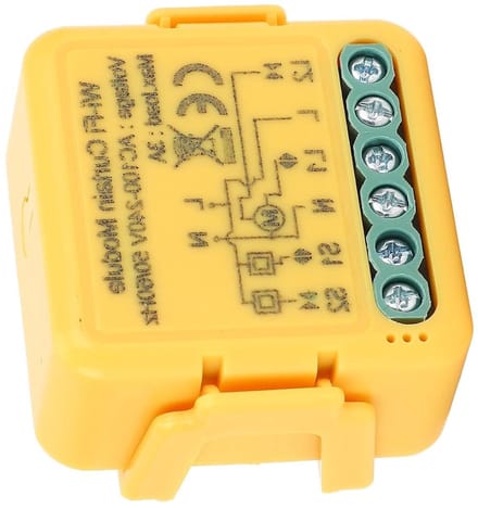 Slimme Gordijnmodule - Rolluik Bediening - Domotica Thuis - APP en Timer - 4 Weg Circuit - Wit