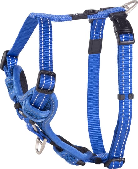 Rogz Utility Control Tuig Blauw - Hondenharnas - M 32-52x1.6 Cm