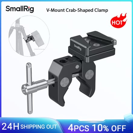 SmallRig 5313 V-Mount Crab-Shaped Clamp