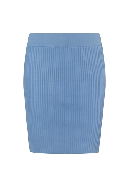 Mymo gebreide rok Dames blauw