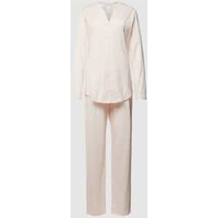 Hanro Katoen Deluxe pyjama met lange mouwen