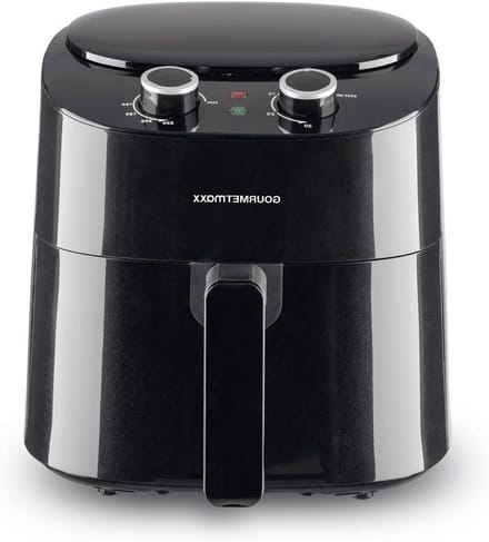 Heteluchtfriteuse - Airfryer Keukenapparaat - Vetarm Koken - 8 Programma's - 45 Liter - Zwart