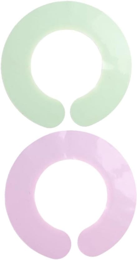 Nek Beschermer - Haar Knippen - Thuisgebruik Salon - Antiaanbaklaag - 2 Stuks - Multicolor