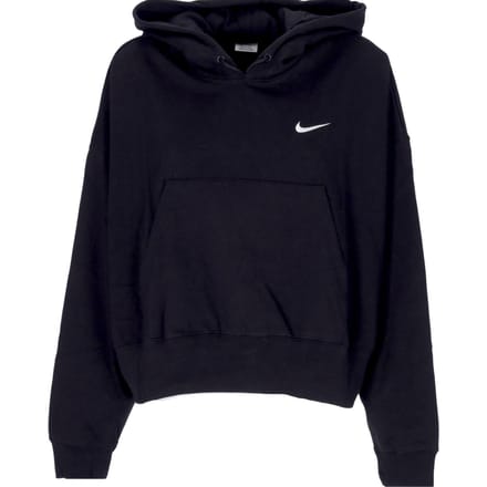 Lichtgewicht damessweatshirt met capuchon W sportkleding Jersey oversized pullover-hoodie zwart/wit