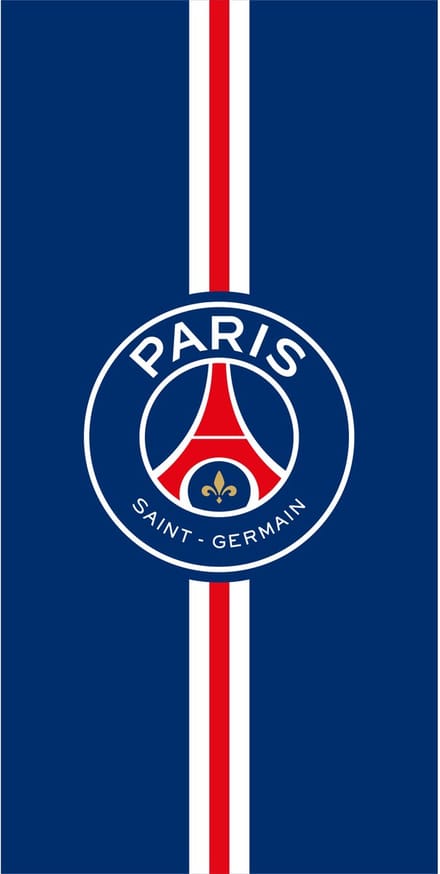Paris Saint Germain Strandlaken Stripe - 75 x 150 cm - Blauw