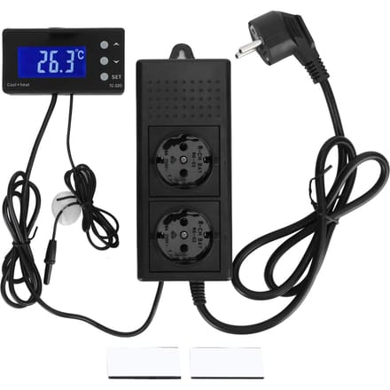 Temperatuurregelaar Thermostaat Digitaal Aquarium Incubator Regulator Controller black