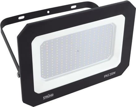 ASTON - LED Bouwlamp - LED Schijnwerper - 200 Watt - Daglicht Wit 4200K - 21000 Lumen - Waterdicht IP65 - Zwart