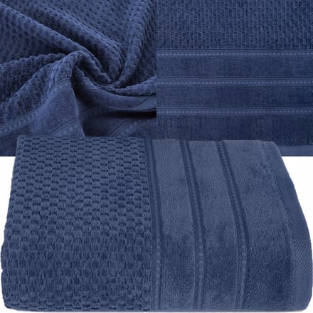 Badhanddoek Katoen 30x50cm 500 GSM - Donkerblauw