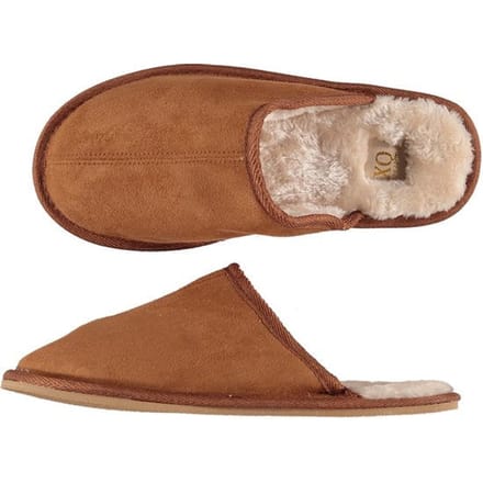 Apollo Heren Sloffen - Bruin - Maat 43/44