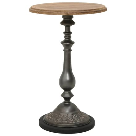 vidaXL - Bijzettafel - 40x64 - cm - massief - vurenhout - bruin