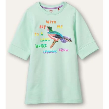Oilily Daver sweat jurk- maat152/12yr Ultramarine