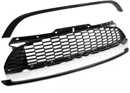 Grill MINI COOPER 10-14 R56/57/55 JCW STIJL GLANZEND ZWART