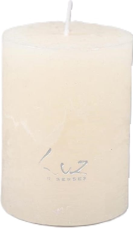 Rasteli Luz Your Senses Stomp Kaars Wit-Aspergewit D 6 cm H 8 cm Voordeelaanbod Per 2 Stuks